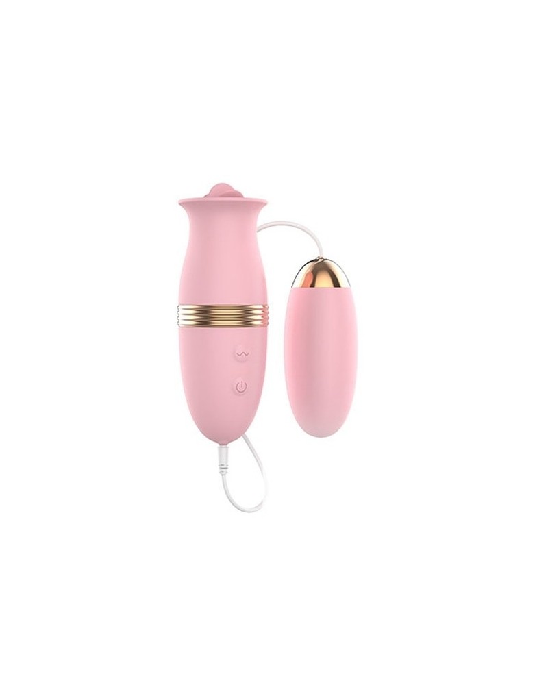 Stimulateur de clitoris Lilo Tongue Rose pas cher