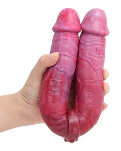Double gode Duo Real 36 x 4.3cm pas cher