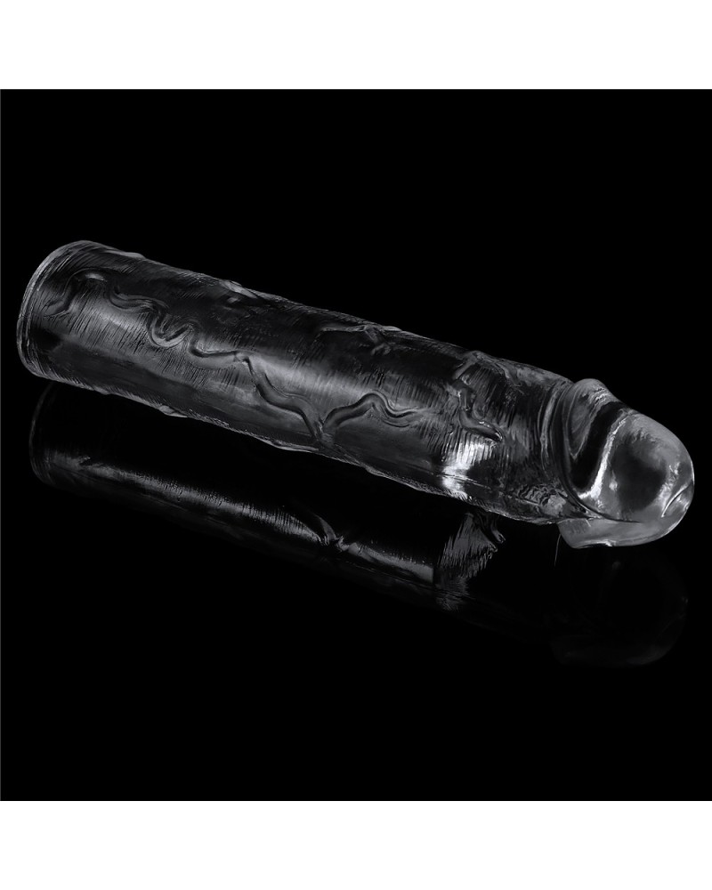 Gaine de pEnis Flawless 19 x 4cm Transparente pas cher