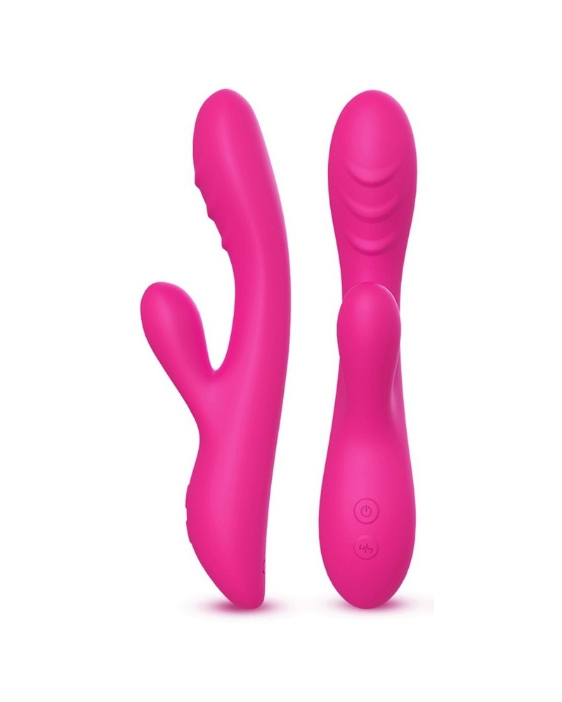 Vibro Rabbit chauffant Spark 22cm Rose pas cher