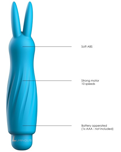 Rabbit Sofia 13cm Turquoise pas cher