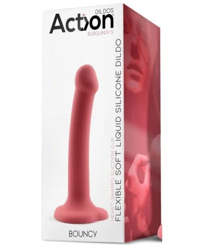 Gode en silicone Bouncy S 15 x 3.3cm pas cher