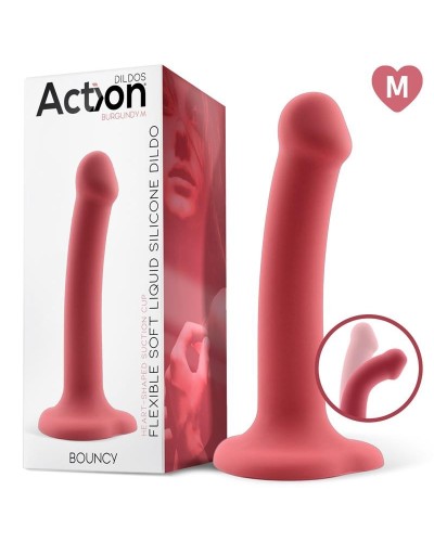 Gode en silicone Bouncy M 16 x 3.7cm pas cher