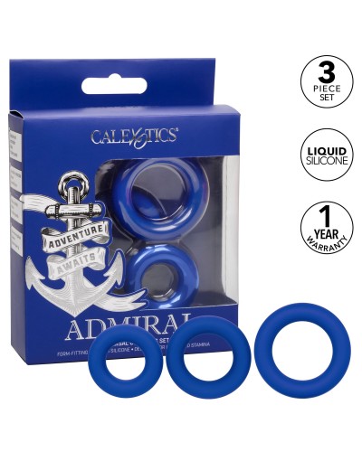 Lot de 3 cockrings Universal Ring Admiral pas cher