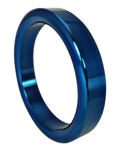 Cockring Bleu 8mm Taille 50 mm