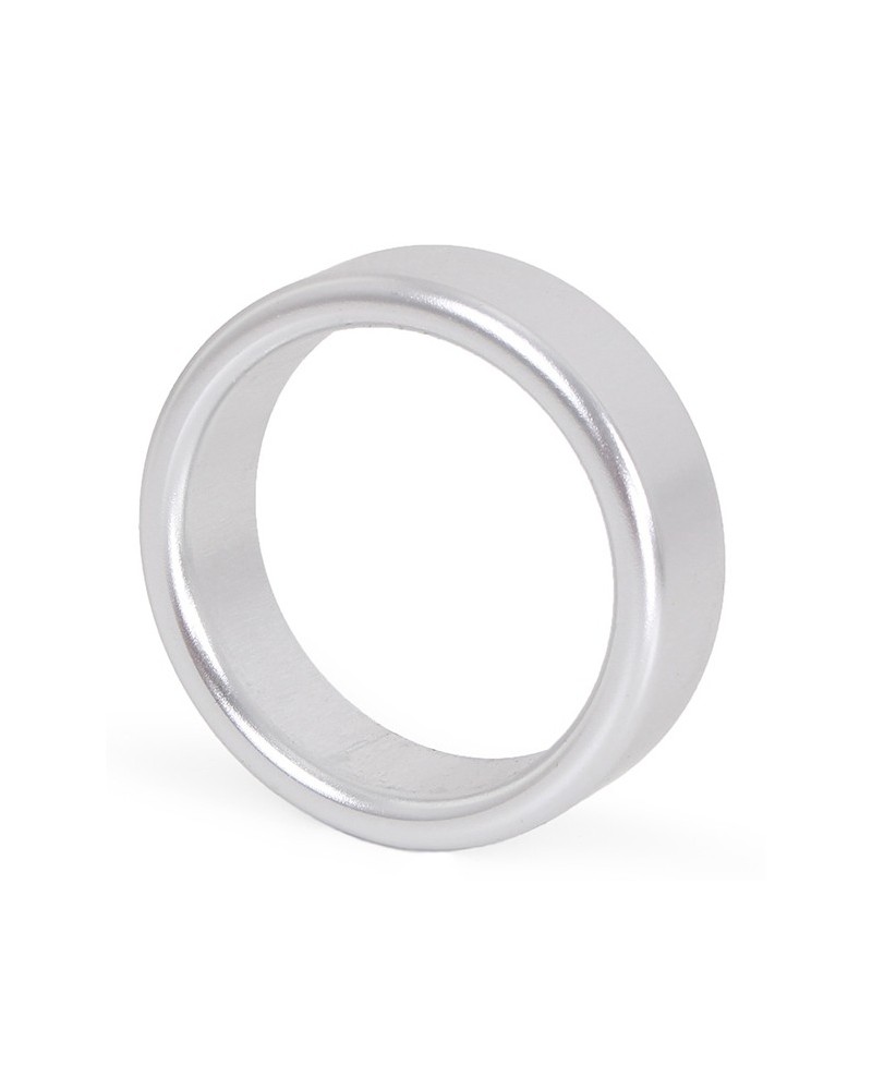 Cockring en aluminium Circle 15mm Argente Taille 45 mm