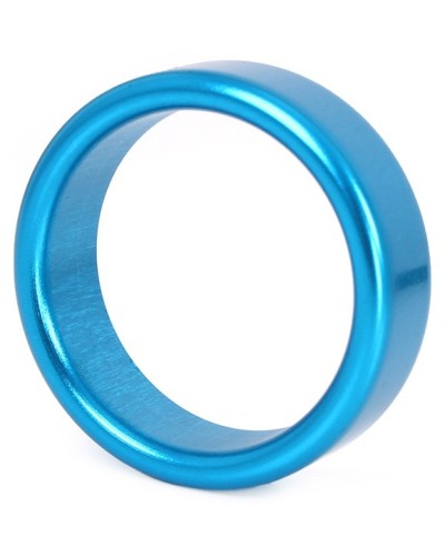 Cockring en aluminium Circle 15mm Bleu Taille 45 mm