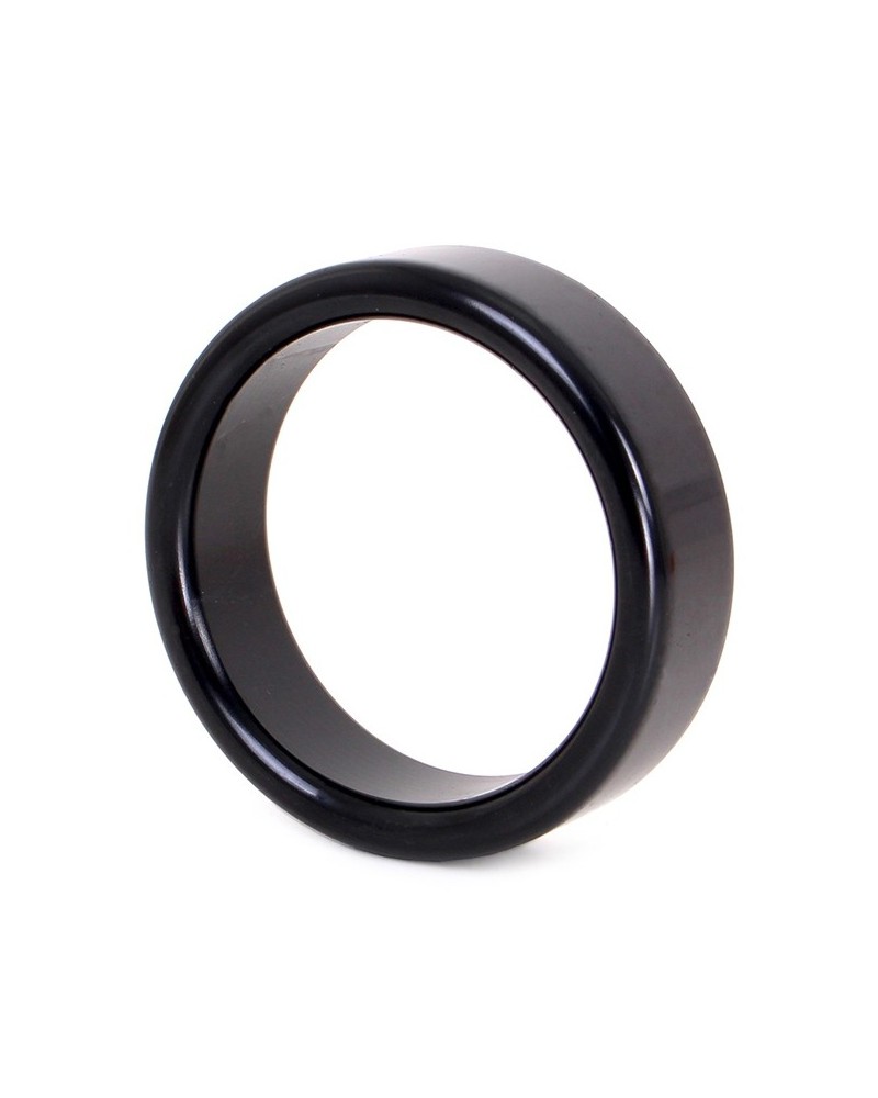 Cockring en aluminium Circle 15mm Noir Taille 45 mm