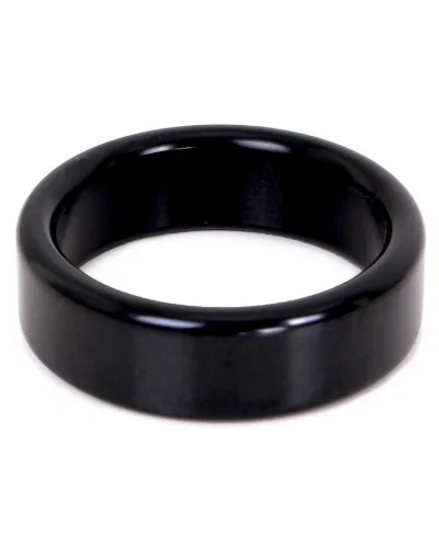 Cockring en aluminium Circle 15mm Noir Taille 45 mm