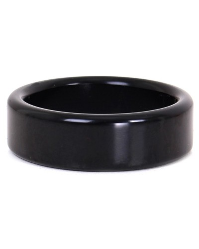 Cockring en aluminium Circle 15mm Noir Taille 45 mm