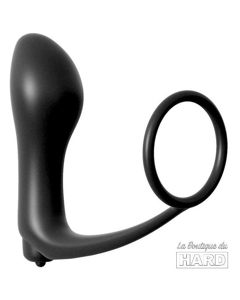 Ass Gasm Vibrant Plug 8.9 x 3.5 cm Noir pas cher