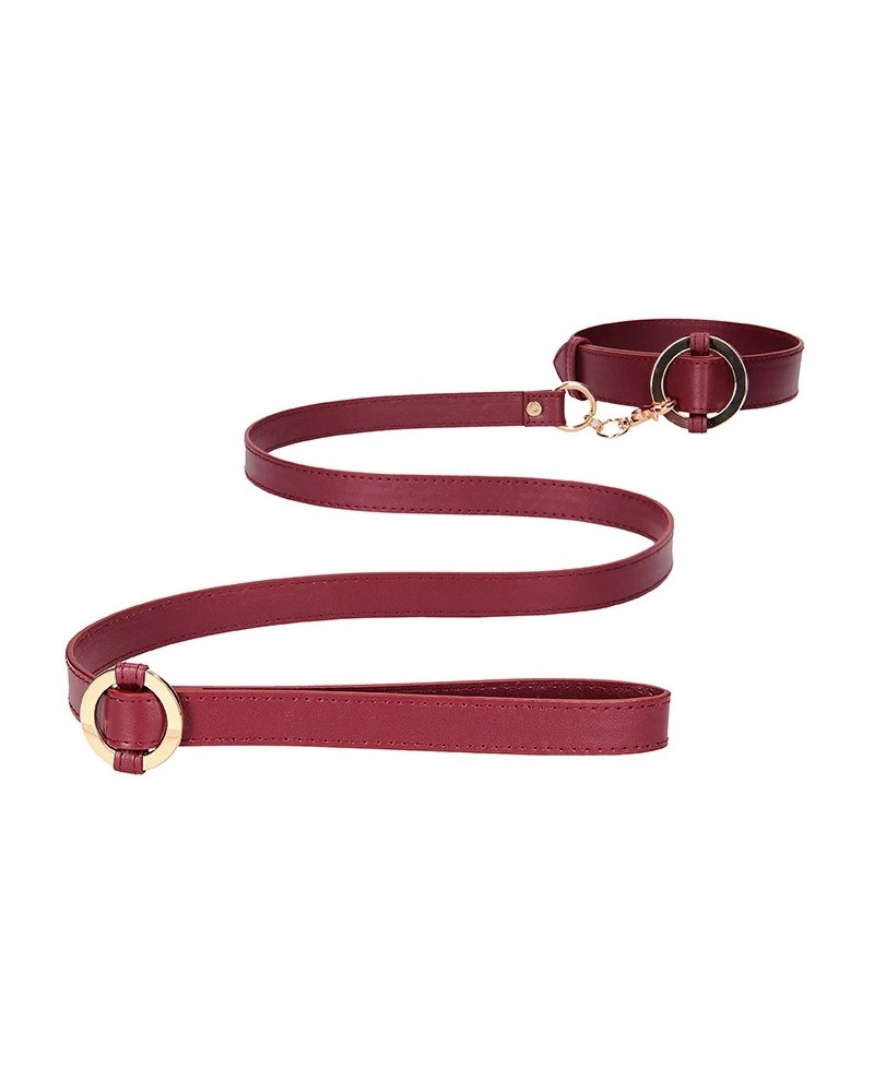 Collier-Laisse Halo Col Rouge