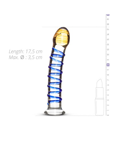 Dildo en Verre n¬∞ 01 - 17.5 x 3.5 cm