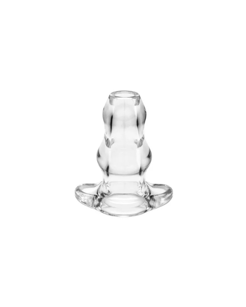 Double Tunnel Plug Transparent Extra-Large 14 x 8.3 cm pas cher