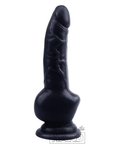Gode ventouse Obsidian 12 x 3cm Noir