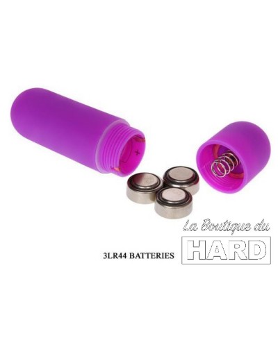 Mini Vibro 10 fonctions 6cm Violet