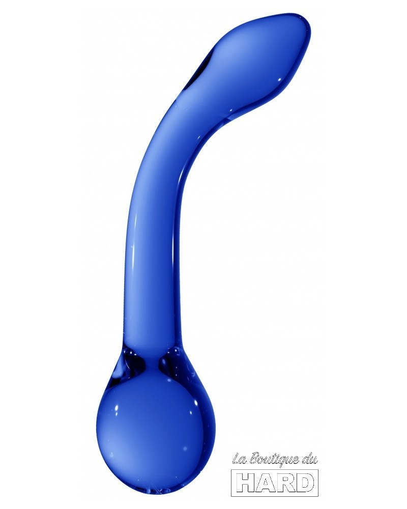 Plug en verre G-Rider Bleu 18 x 4.3cm