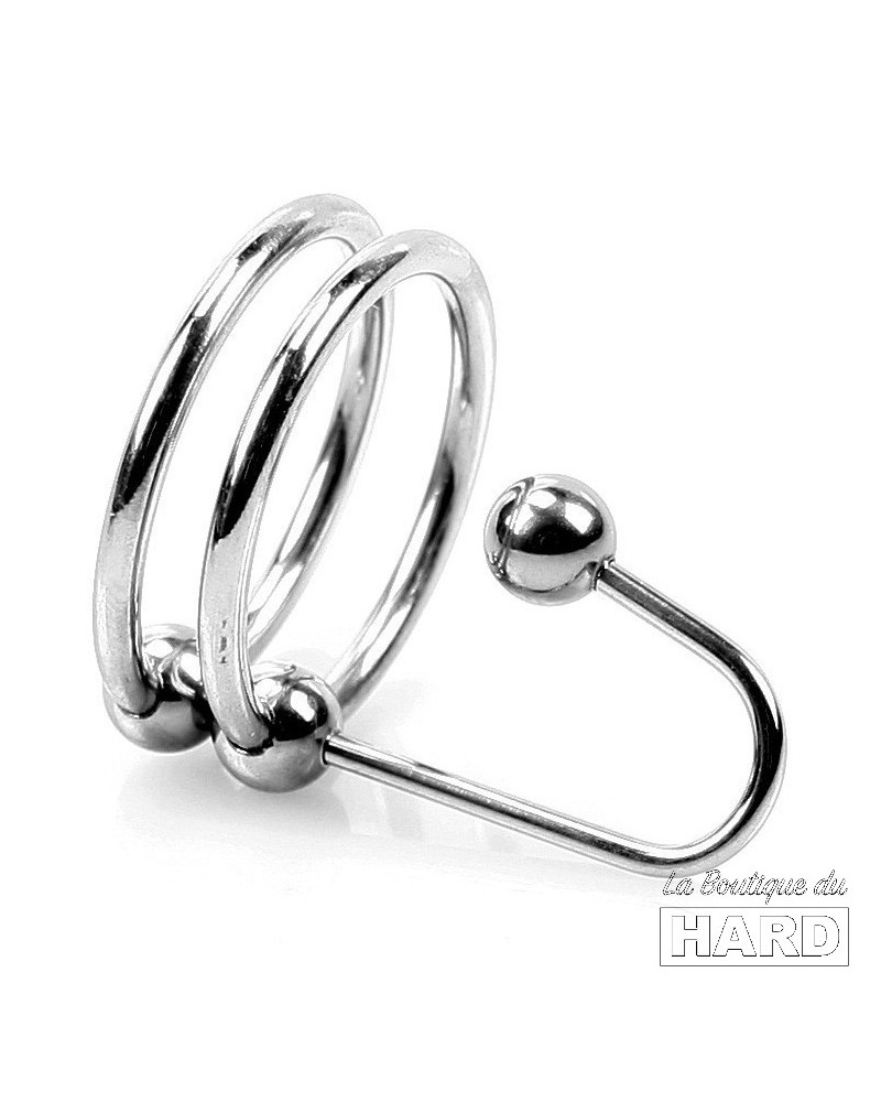 Sperm Stopper DOUBLE RING 8mm Taille 28 mm