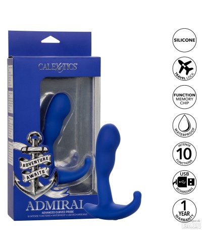 Stimuateur de prostate Advanced Curved Admiral 11 x 3cm