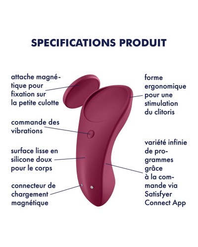 Stimulateur de clitoris Sexy Secret - Panty Vibrator Satisfyer