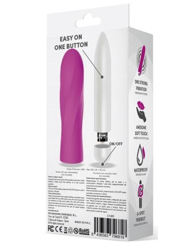 Stimulateur de clitoris Trimy 10  x 2.5cm Rose