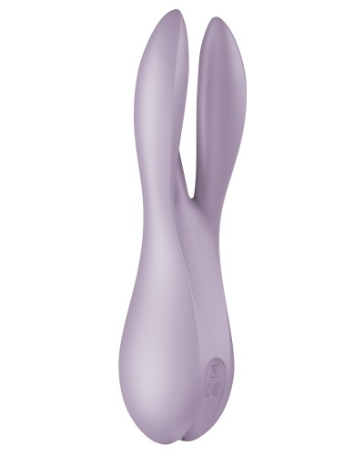 Stimulateur de clitoris vibrant Threesome 2 Satisfyer Violet