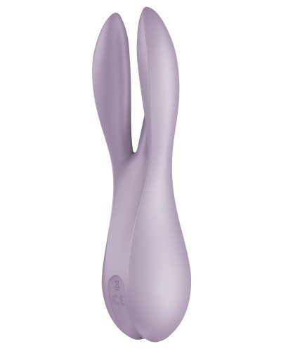 Stimulateur de clitoris vibrant Threesome 2 Satisfyer Violet