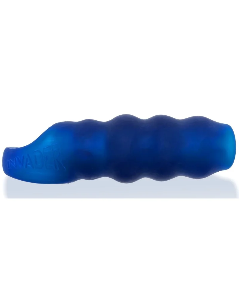 Gaine de pEnis Oxballs Invader 13 x 5cm Bleue pas cher