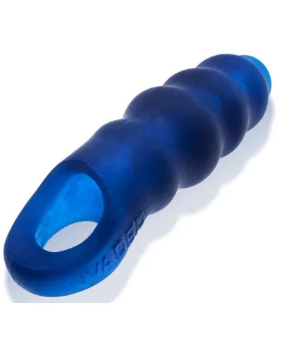 Gaine de pEnis Oxballs Invader 13 x 5cm Bleue pas cher