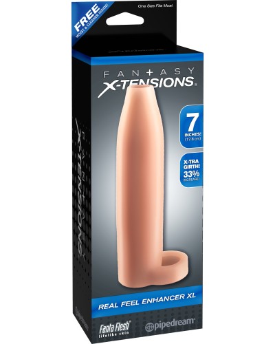 Gaine de pEnis REaliste 17 x 3.6cm pas cher