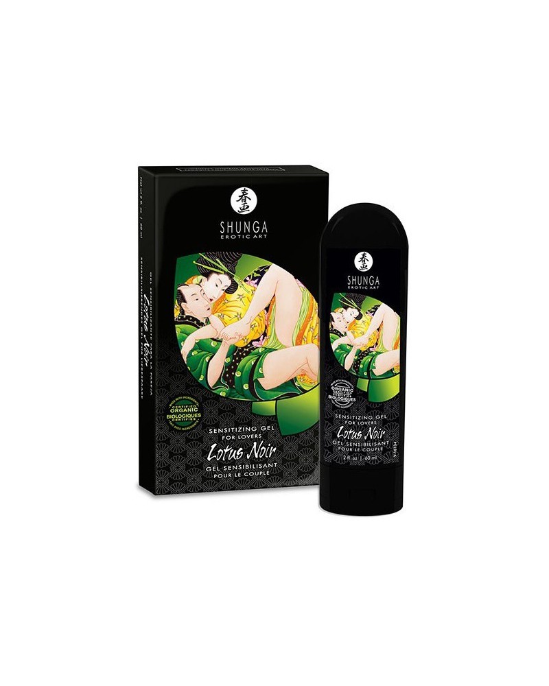 Gel Sensibilisant pour couple Lotus Noir - 60ml pas cher