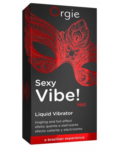 Gel stimulant Sexy Vibe Hot 15ml pas cher