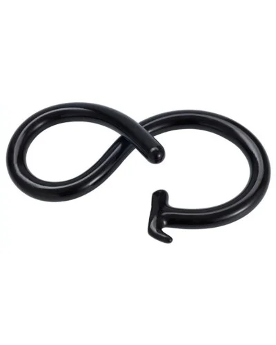 Gode long Mega Snake 100 x 3cm Noir pas cher