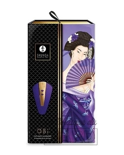 Stimulateur intime Shunga Obi Violet pas cher