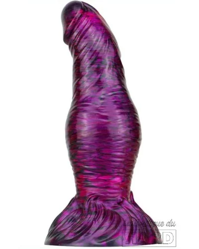 Gode Fantasy Duxel 17 x 6cm Violet-Noir pas cher