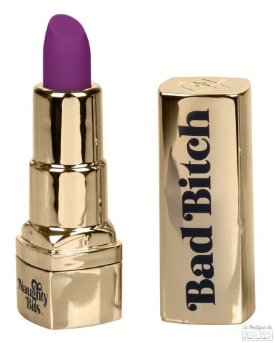 Vibro lipstick Bad Bitch 7.5cm Violet pas cher