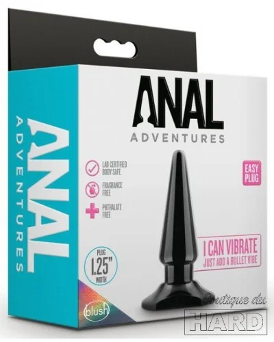 Plug Anal Adventures Easy 9 x 3cm pas cher