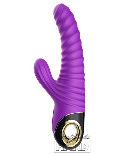 Vibro Rabbit Eternity 22cm Violet pas cher