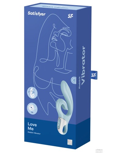 Vibro Rabbit Love Me Satisfyer 21cm pas cher