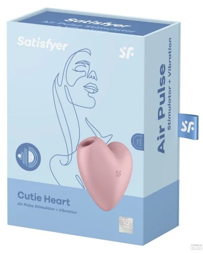 Stimulateur de clitoris Cutie Heart Satisfyer pas cher