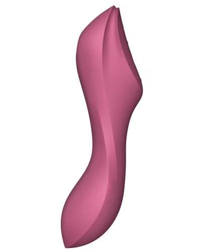 Stimulateur de clitoris Curvy Trinity 3 Satisfyer Rose pas cher