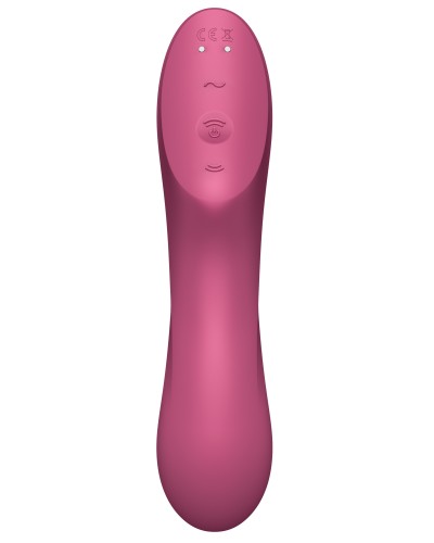 Stimulateur de clitoris Curvy Trinity 3 Satisfyer Rose pas cher