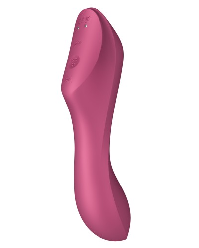 Stimulateur de clitoris Curvy Trinity 3 Satisfyer Rose pas cher