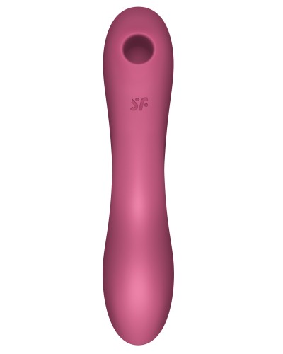 Stimulateur de clitoris Curvy Trinity 3 Satisfyer Rose pas cher