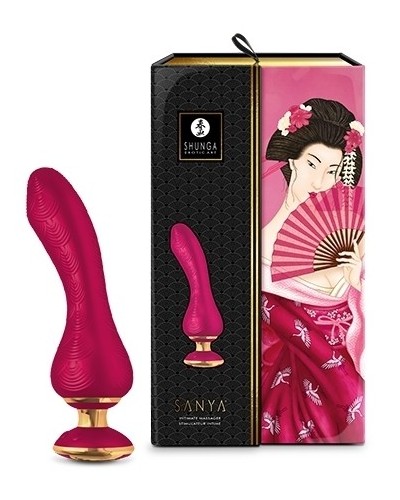 Stimulateur intime Shunga Sanya Framboise pas cher