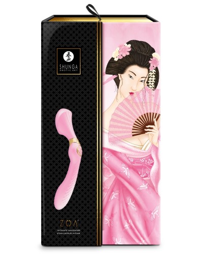 Stimulateur intime Shunga Zoa Rose pas cher