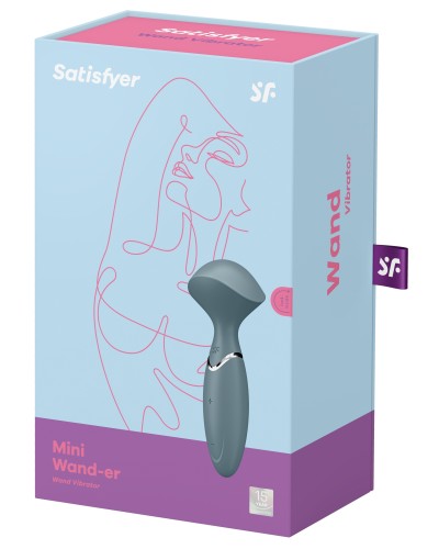 Wand Mini Wand-Er Satisfyer Gris pas cher