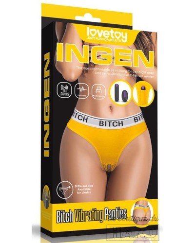 Thong avec vibro Vibe Panties M pas cher