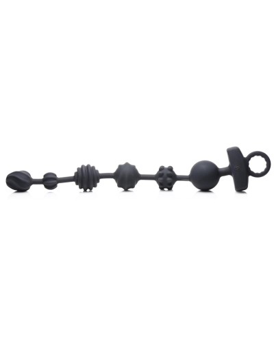 Boules anales vibrantes 21x Dark Rattler 40 x 4.5cm  pas cher