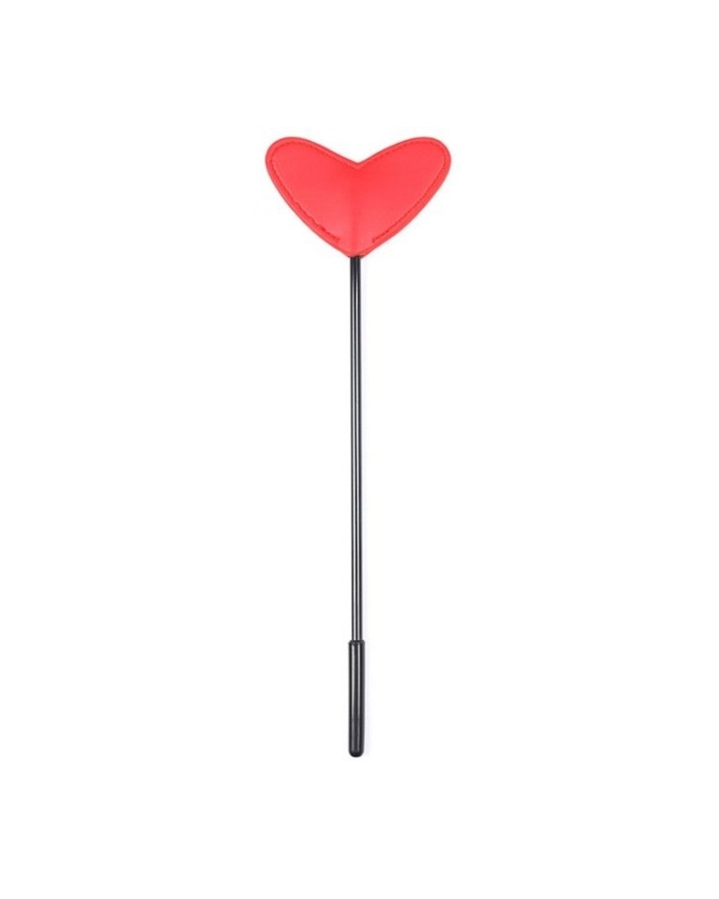 Mini Cravache Heartin 33cm Rouge  pas cher